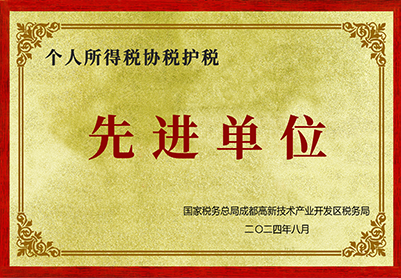 2024年個人所得稅協(xié)稅護稅先進單位